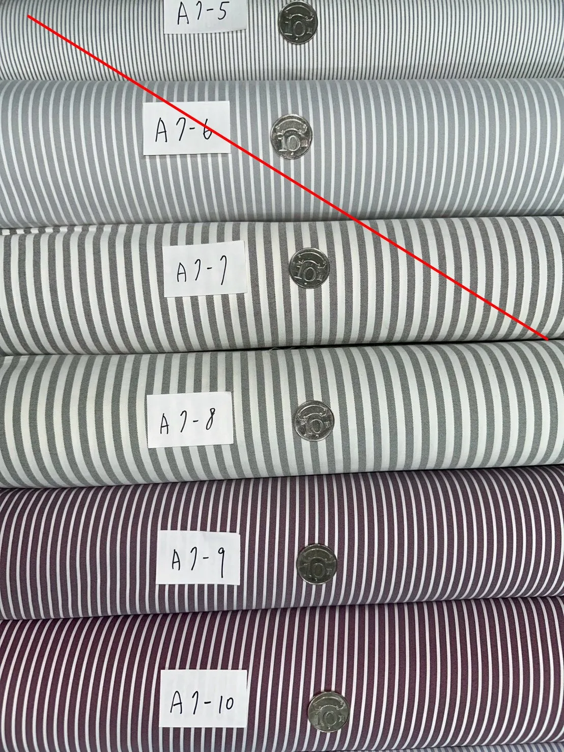 A級條紋布 襯衫洋裝用料