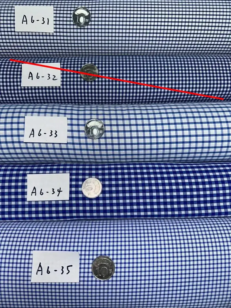 A級平織布 格紋 布料供應商