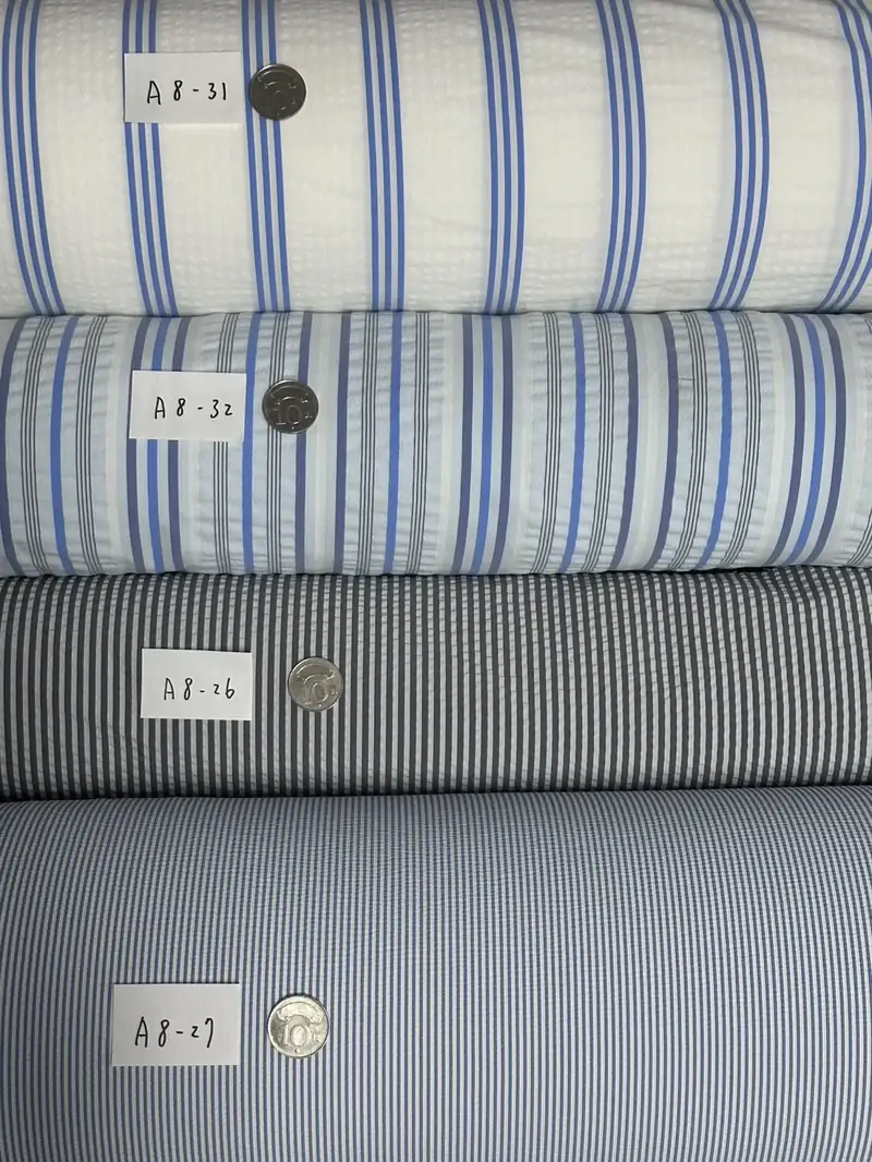 皺皺布 棉尼龍混紡